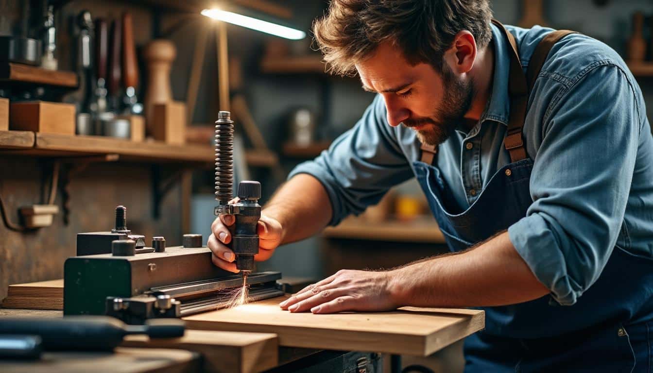 Illustration: Comprendre l’utilité et le fonctionnement d’une affûteuse pour scie circulaire