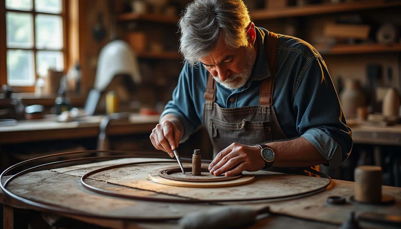 Illustration: Guide pratique pour affûter efficacement une lame de scie circulaire