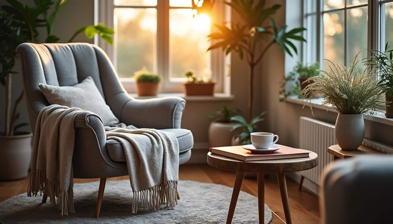 Installer un fauteuil en tissu pour une ambiance chaleureuse à la maison