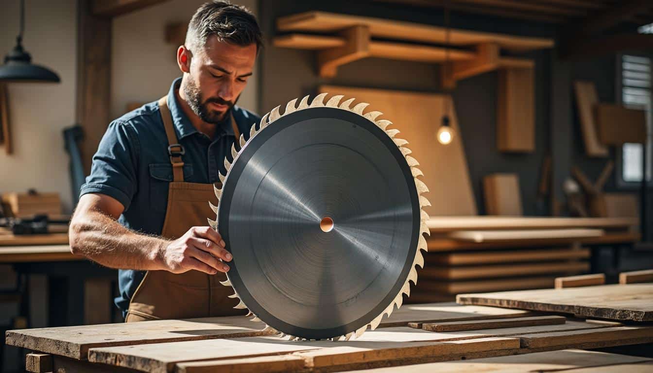 Illustration: Comprendre la lame de scie circulaire de 600 mm et ses usages essentiels