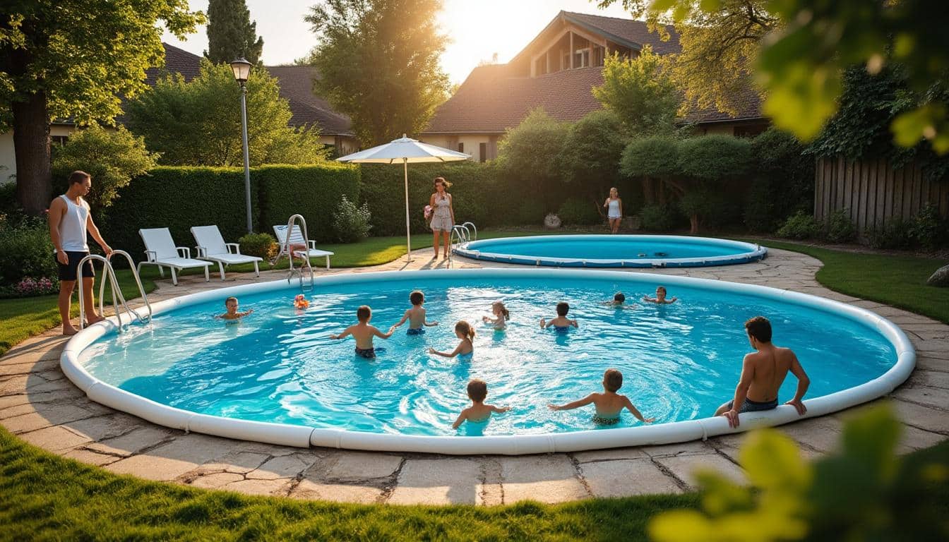 Illustration: Tout savoir sur les piscines rondes hors sol en acier et tubulaires