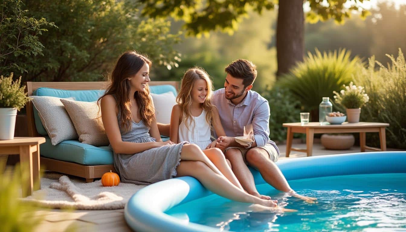Aménagement autour de la piscine hors sol tubulaire : idées et conseils