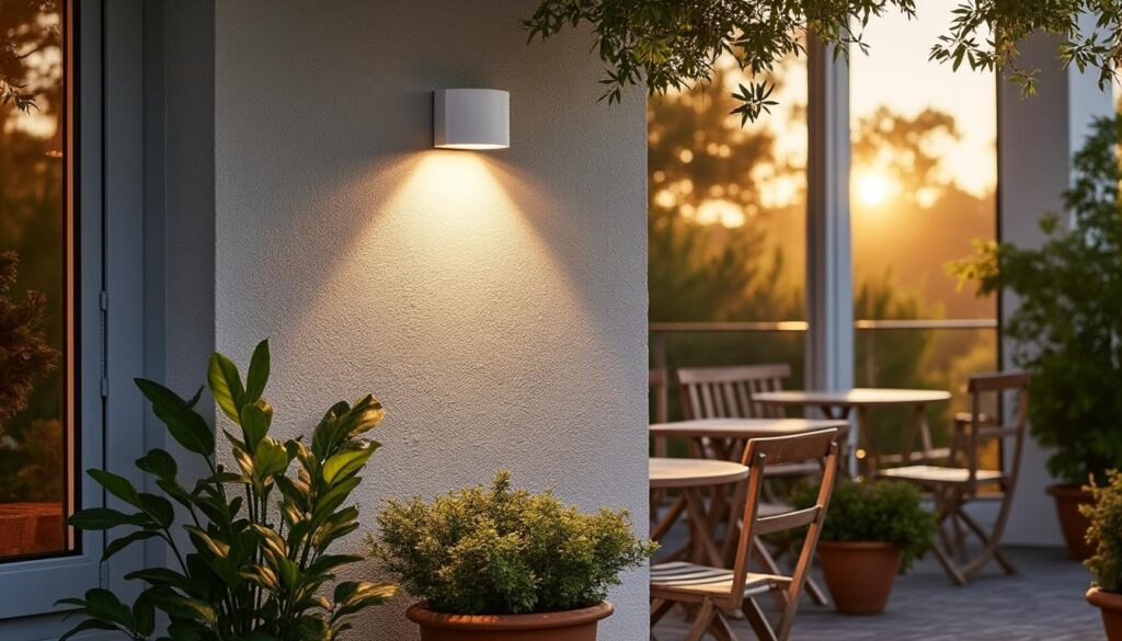 Applique murale extérieur blanche : élégance et lumière durable