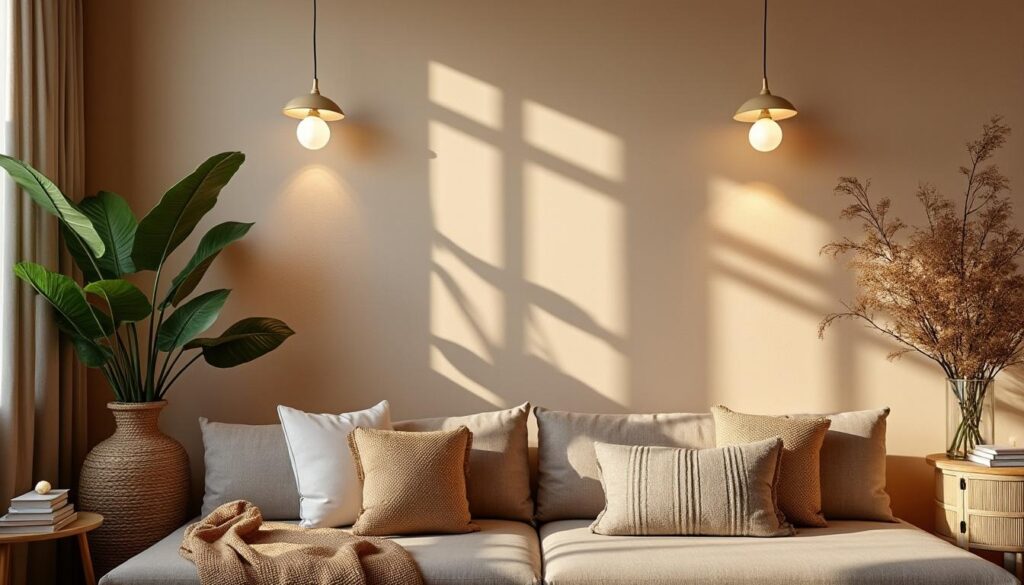 Appliques murales en bambou : éclairage naturel et design élégant