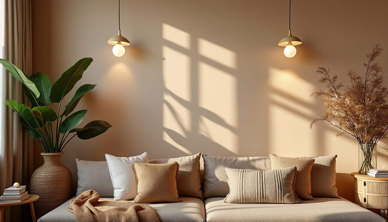 Appliques murales en bambou : éclairage naturel et design élégant