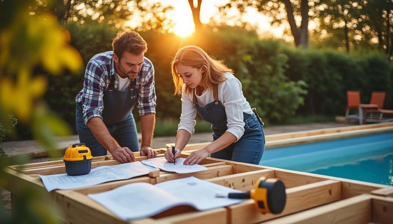Illustration: Pourquoi se lancer dans la fabrication d’un abri pour piscine hors sol ?