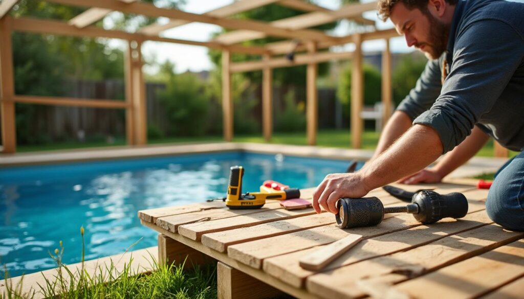 Comment fabriquer un abri de piscine hors sol solide et économique