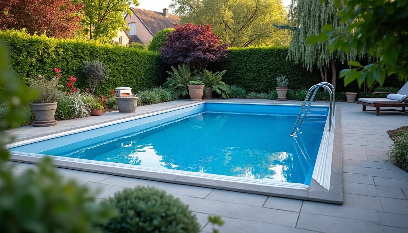 Illustration: Les caractéristiques des piscines hors sol en acier : formes, matériaux et finitions