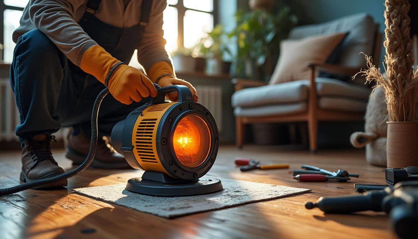 Combien de temps dure un désembouage du plancher chauffant ?
