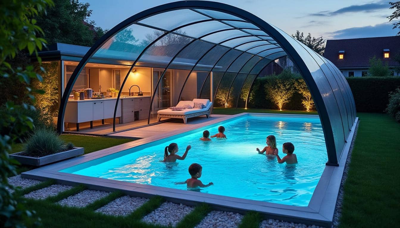 Illustration: Comprendre l’utilité d’un abri pour piscine tubulaire rectangulaire
