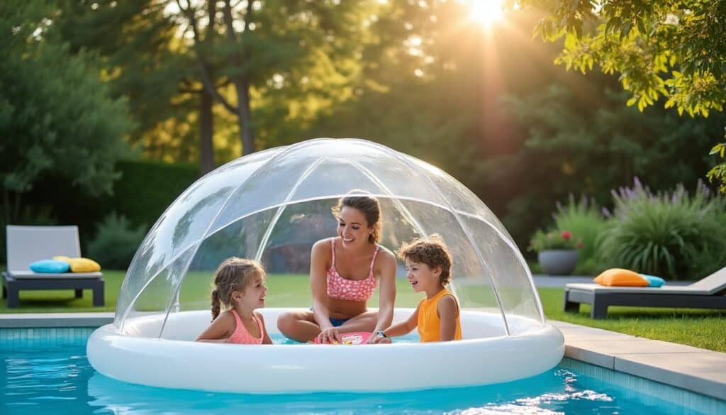Dôme pour piscine rectangulaire hors sol : protégez et prolongez vos baignades