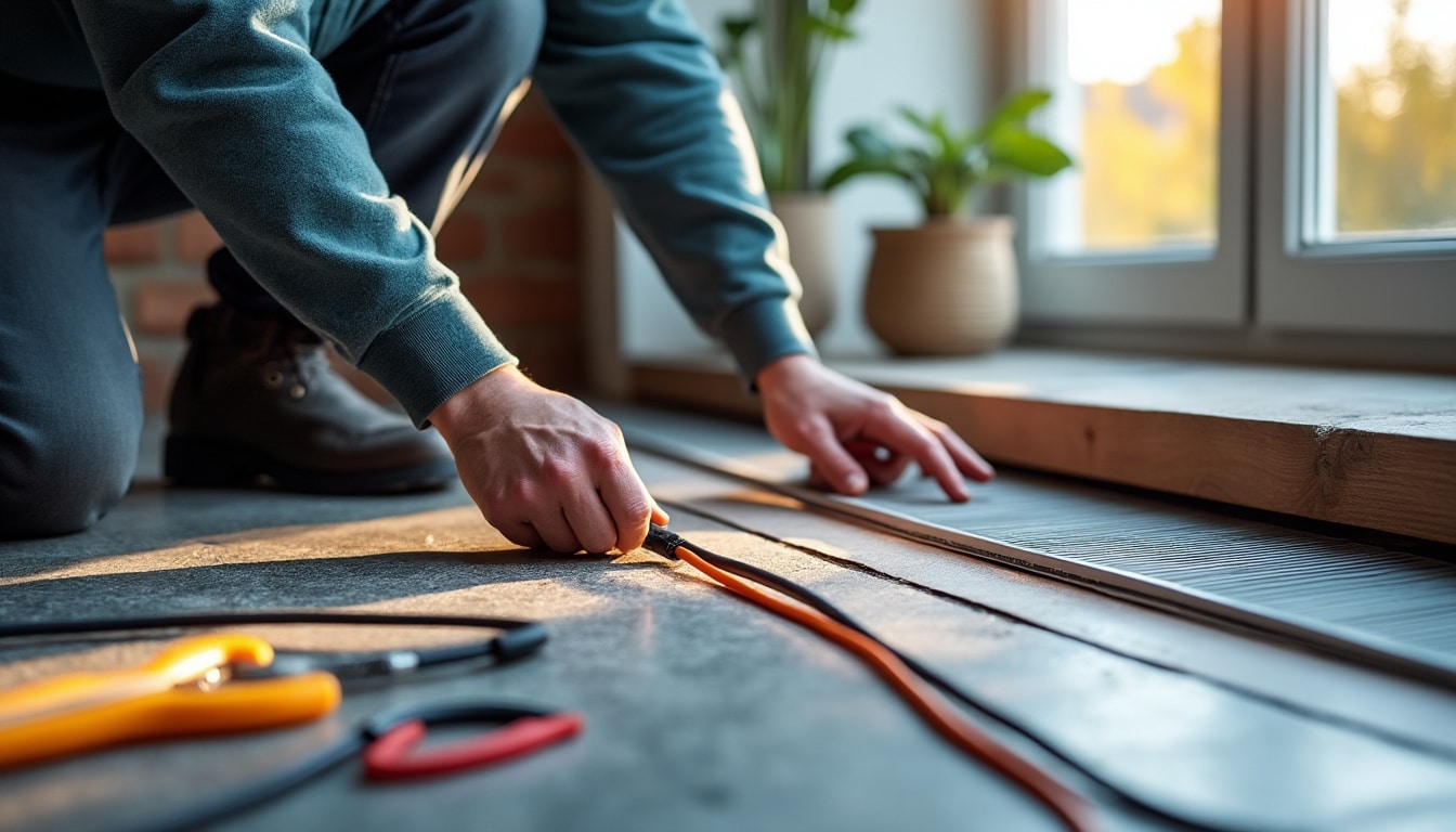 Illustration: Comprendre le fonctionnement du chauffage électrique sous carrelage