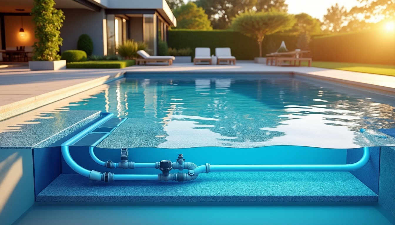 Illustration: Comprendre le fonctionnement global du système de filtration dans une piscine